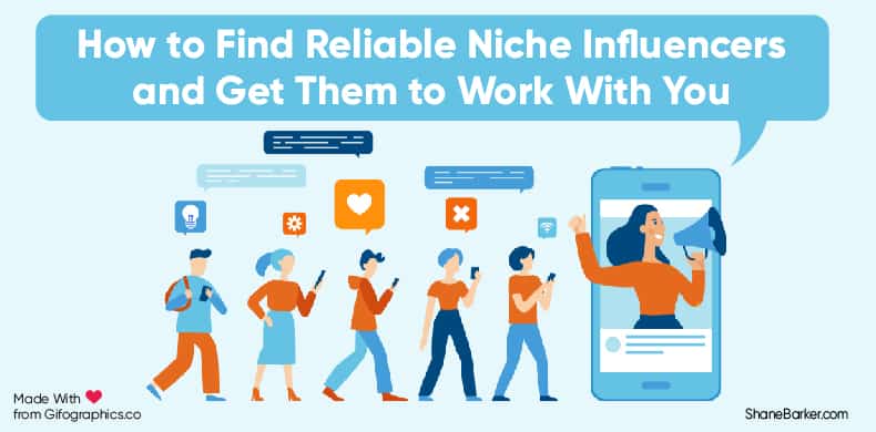 how to find reliable niche influencers and get them to work with you