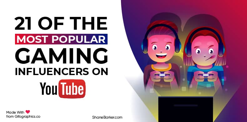 21 of the most popular gaming influencers on youtube