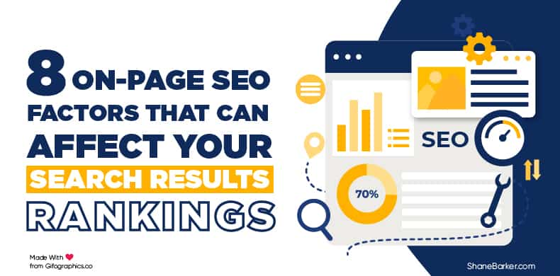 8 seo on-page factors that can affect your search results rankings