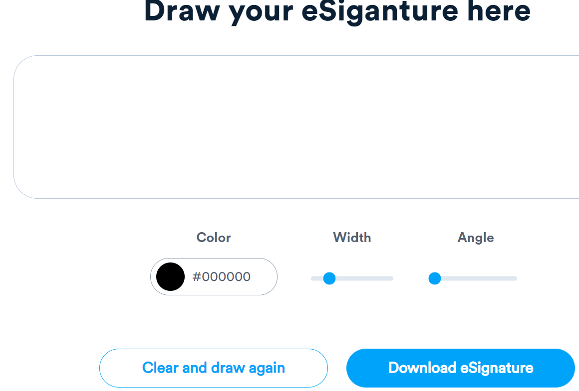signaturely draw custom signatures