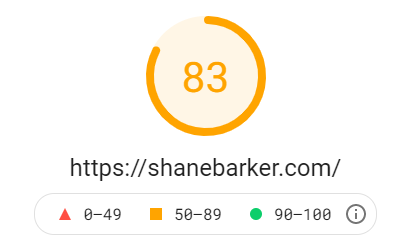 google page insights shanebarker