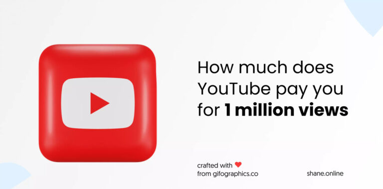how much does youtube pay you for 1 million views? 2024