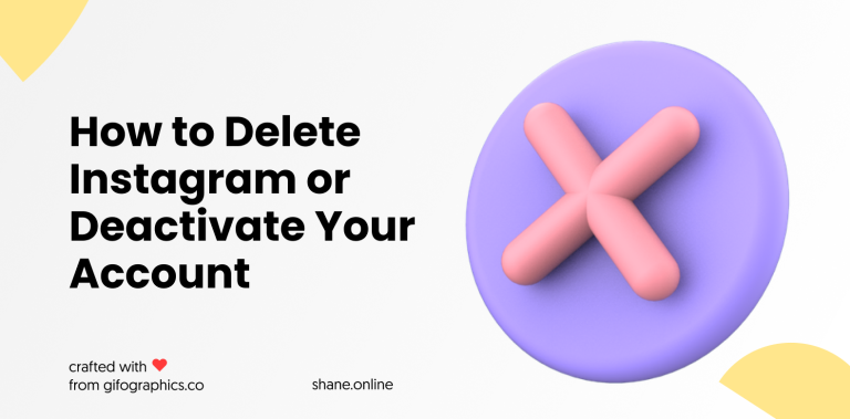 how to delete instagram or deactivate your account in 2024