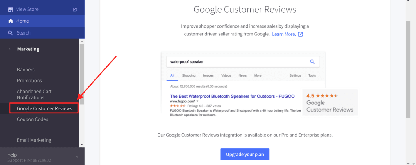 bigcommerce google reviews