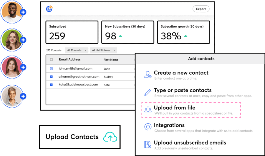 constant contact listing management