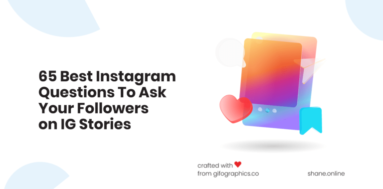 boost ig engagement: 65 questions for instagram story to connect with followers