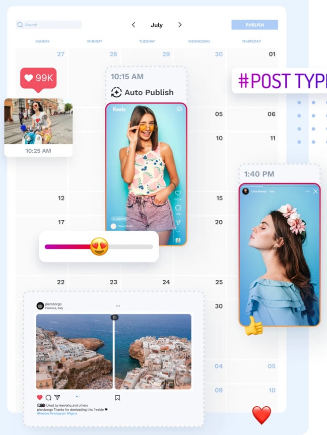 vista social - instagram management tool, feed planner
