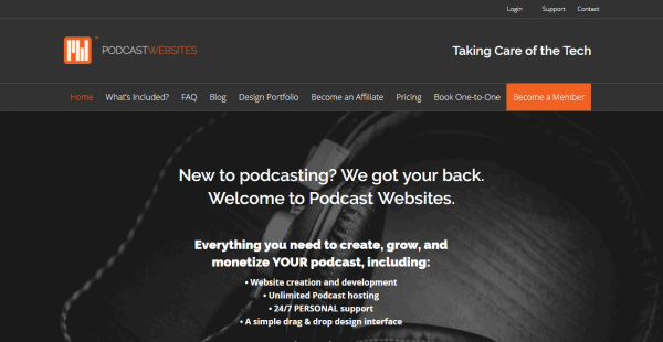 podcast websites podcast hosting sites