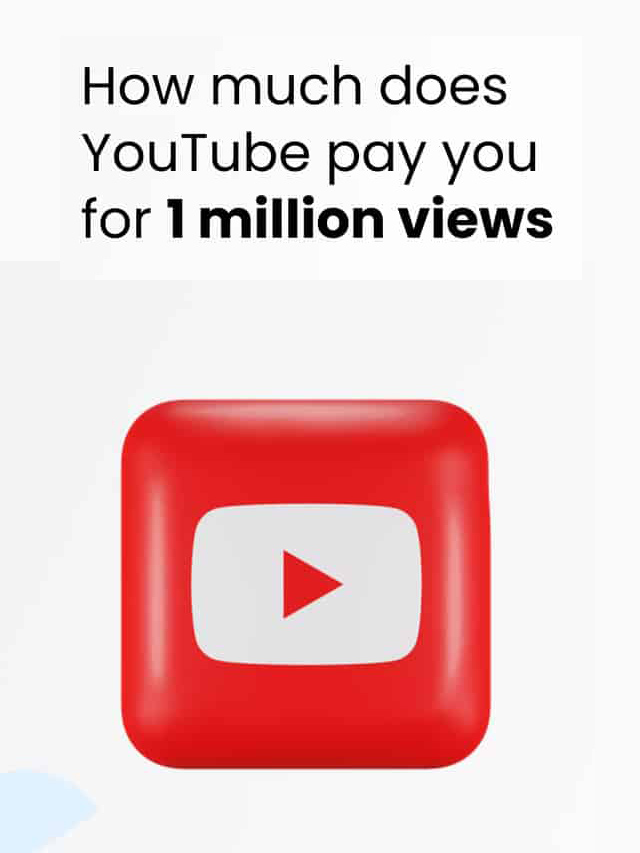 how much does youtube pay you for 1 million views?