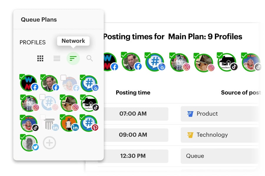 post planner social media posting schedule and optimal posting times
