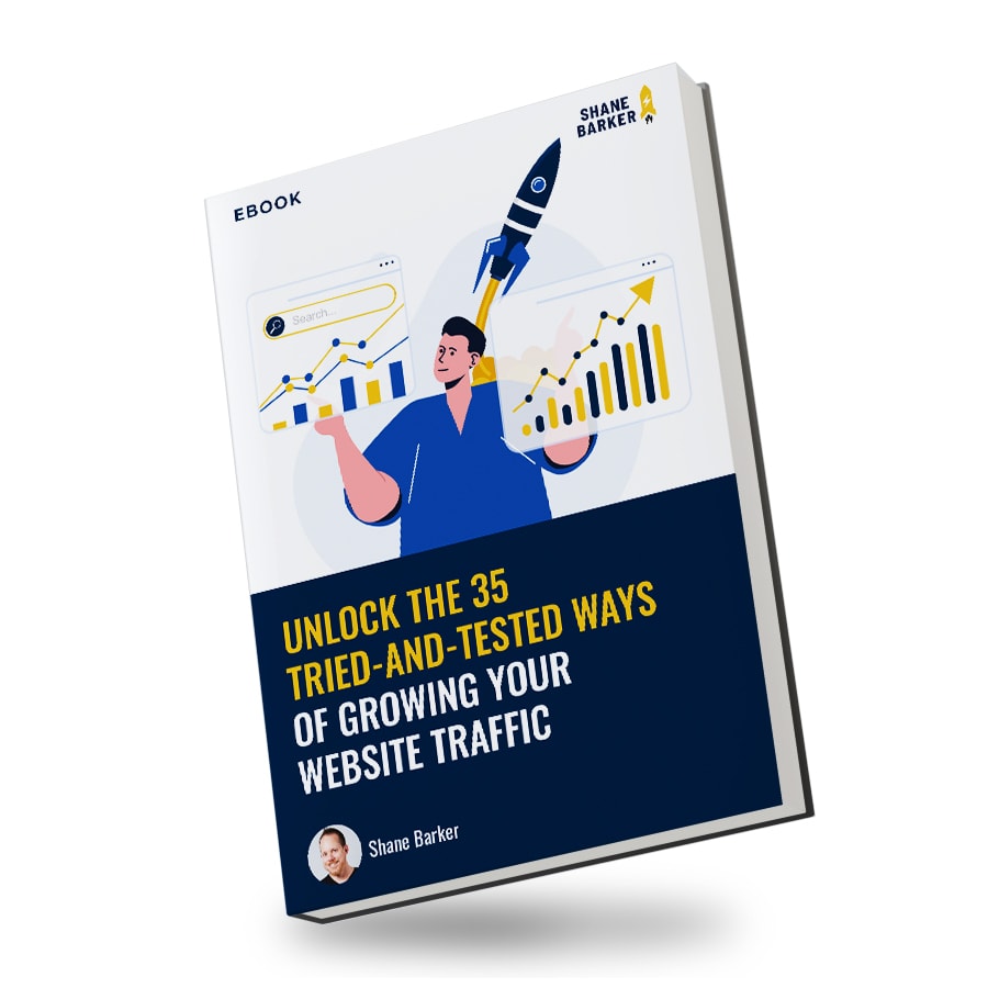 unlock the 35 tried-and-tested ways of growing your website traffic